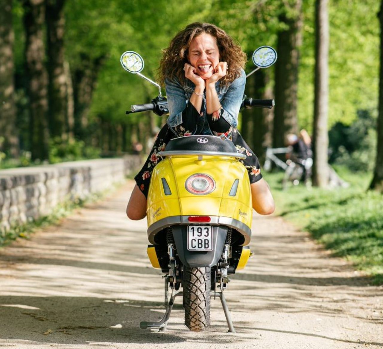 Modell 54i:nspire in einer Allee